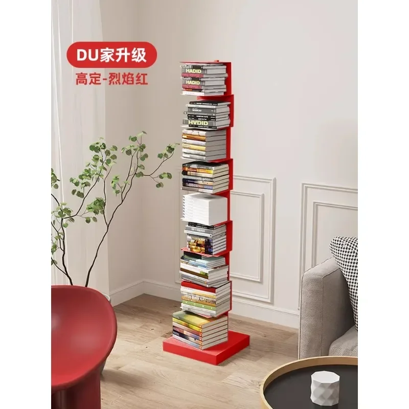 

-Nordic invisible bookshel multi-level children's corner storage rack, creative living room, iron small bookshelf