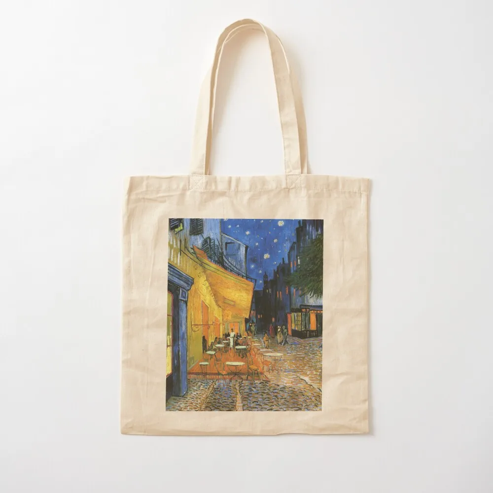 Cafe terrace at night, Van Gogh Tote Bag