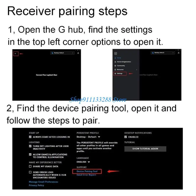 

G88D Адаптер приемника быстрой установки игровой мыши для беспроводных устройств G ProLightspeed