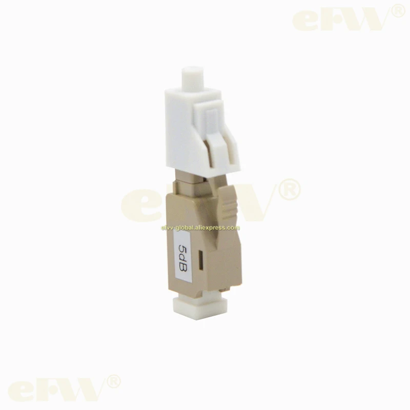 10pcs LC/MM Male Female Male Exchange Adapter Multimode Attenuator Attenuation Stability Telecom Level 0-30db Customize