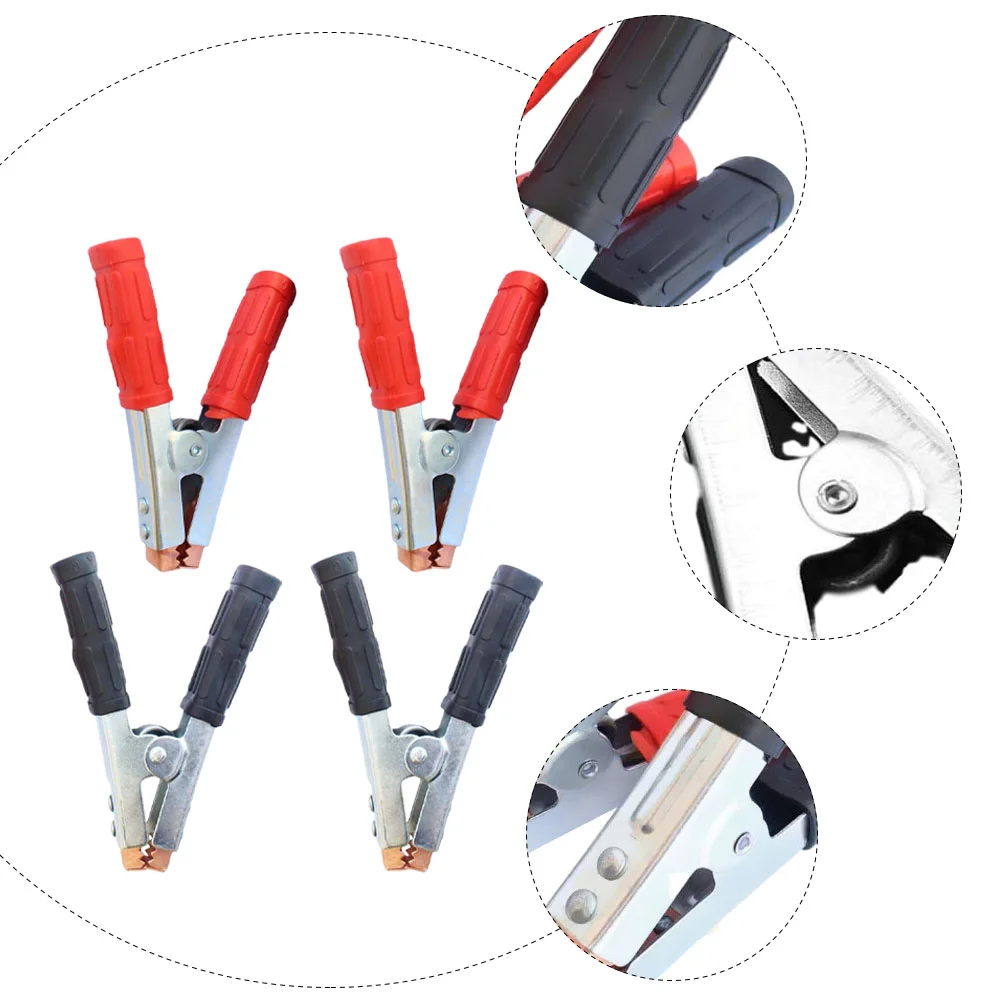 5 Sets/10pcs Alligator Clip Electric Test Lead Probe Car Clips