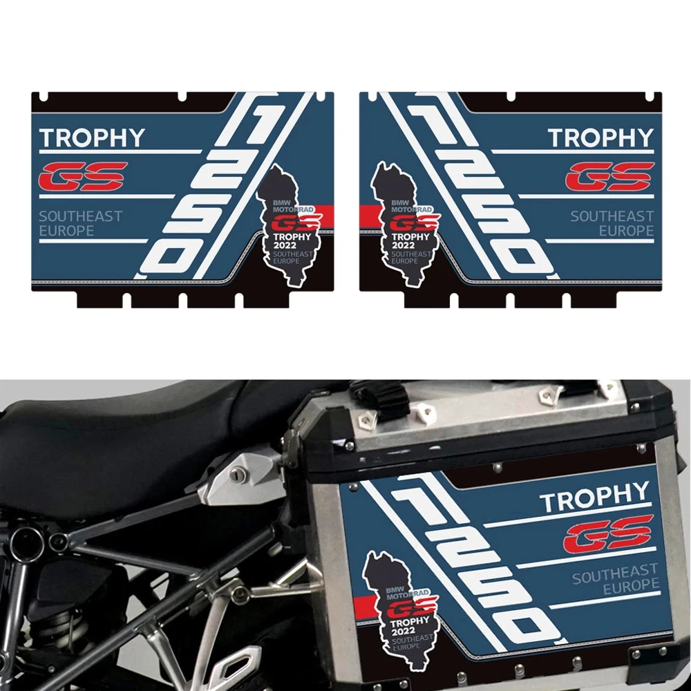 Motorcycle Aluminum Box Reflective Decal Case for BMW 2014-2023 R1250GS ADV R 1250 GS Adventure Side Panniers Sticker GSA 1250