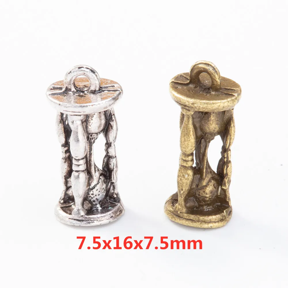 45pieces (Crayon box) vintage zinc alloy charm metal pendant DIY jewelry discovery making accessories 3127