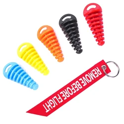 Motorcycles Exhaust Pipe Plug Muffler Wash Plug Pipe Protector Rubber Air Bleeder Plug 0.6