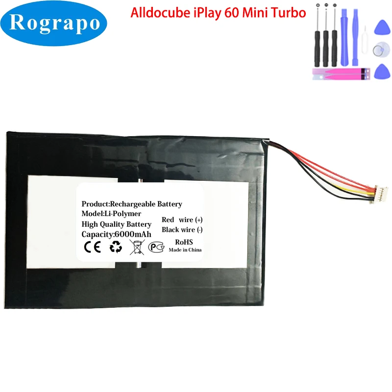 New 3.8V 6000mAh Alldocube iPlay 60 Mini Turbo Tablet PC Battery