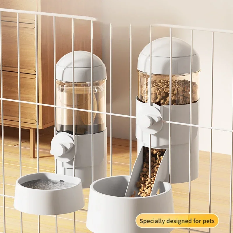 

Automatic Pet Bowls Cage Hanging Feeder Pet Water Bottle Food Container Dispenser Hanging Bowl For Puppy Cats Rabbit Pet Feeding