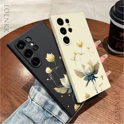 Characteristic Lotus Phone Case For Samsung Galaxy S24 S23 S22 S21 S20 Ultra Plus FE A32 A33 A34 A52 A53 54 A71 A72 A73 5G Cover