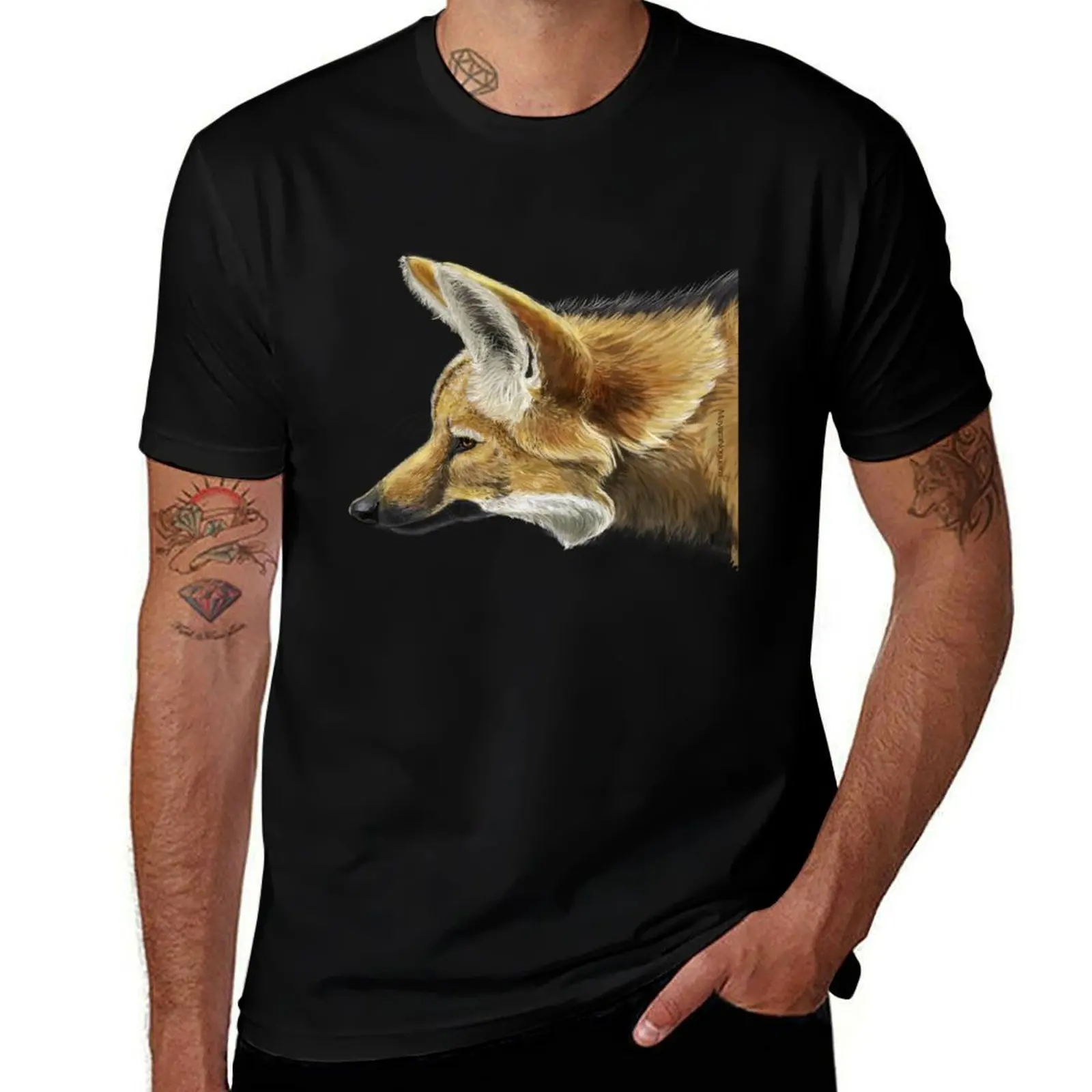 

Maned Wolf T-Shirt t shirt men 100% cotton luxury brand man t shirt graphic T-Shirt