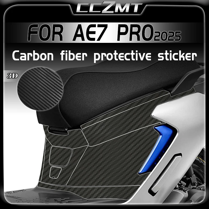 

For ZEEHO AE7 PRO ae7 pro 2025 3D Carbon Fiber Protective Stickers Car Body Scratch Resistant Film Modification Accessories