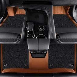 Custom Fit Car Accessories Leather Cowhide Leather Floor Mat 5-Seaters ECO Material for Zeekr 001 Left Right Hand Drive
