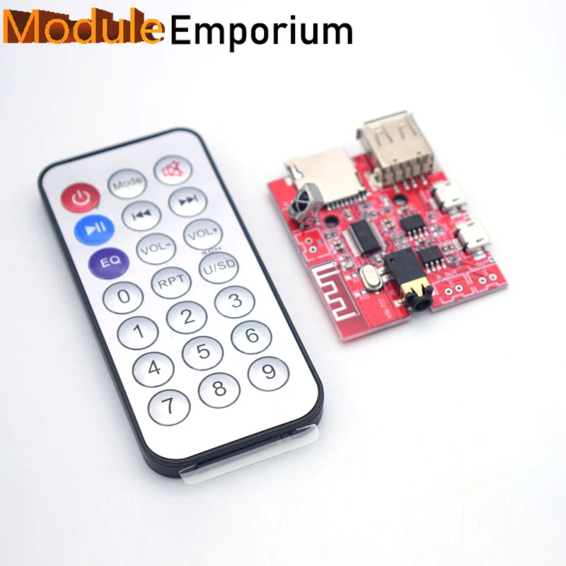 Wireless MP3 Decoder Board with Remote Control,Car 4.1 Circuit Board Module Lossless Decoding Module