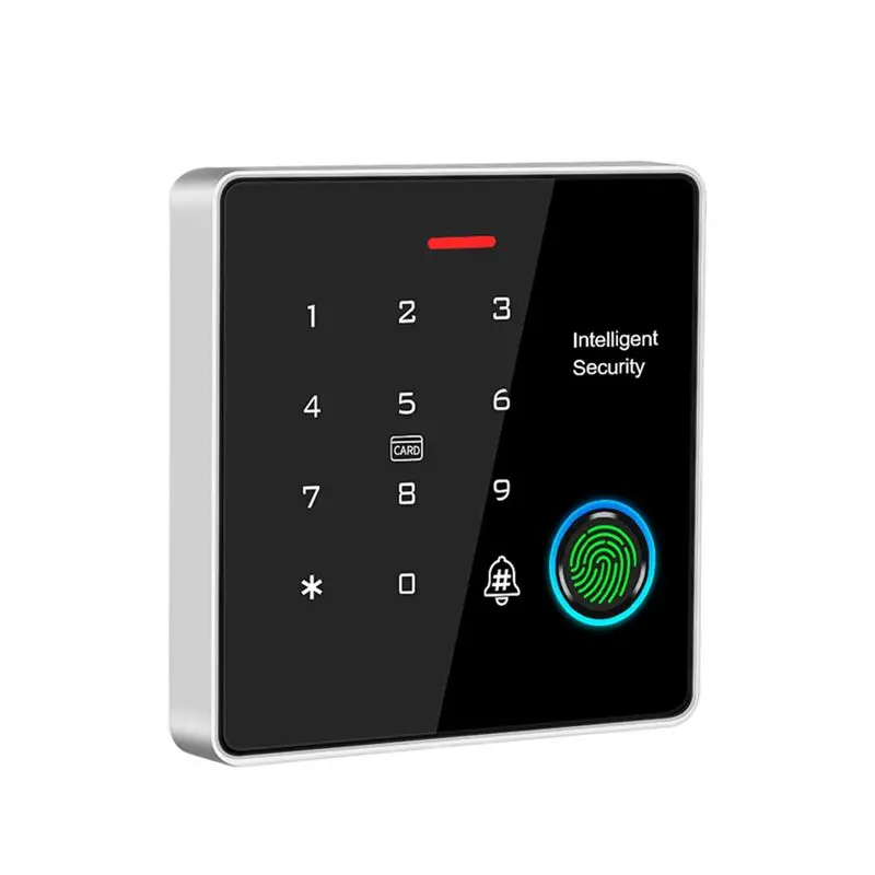 

Двухчастотный водонепроницаемый считыватель отпечатков пальцев FEDI для контроля доступа, считывание по паролю и карте, электрический замок-защелка, автономный открыватель дверей