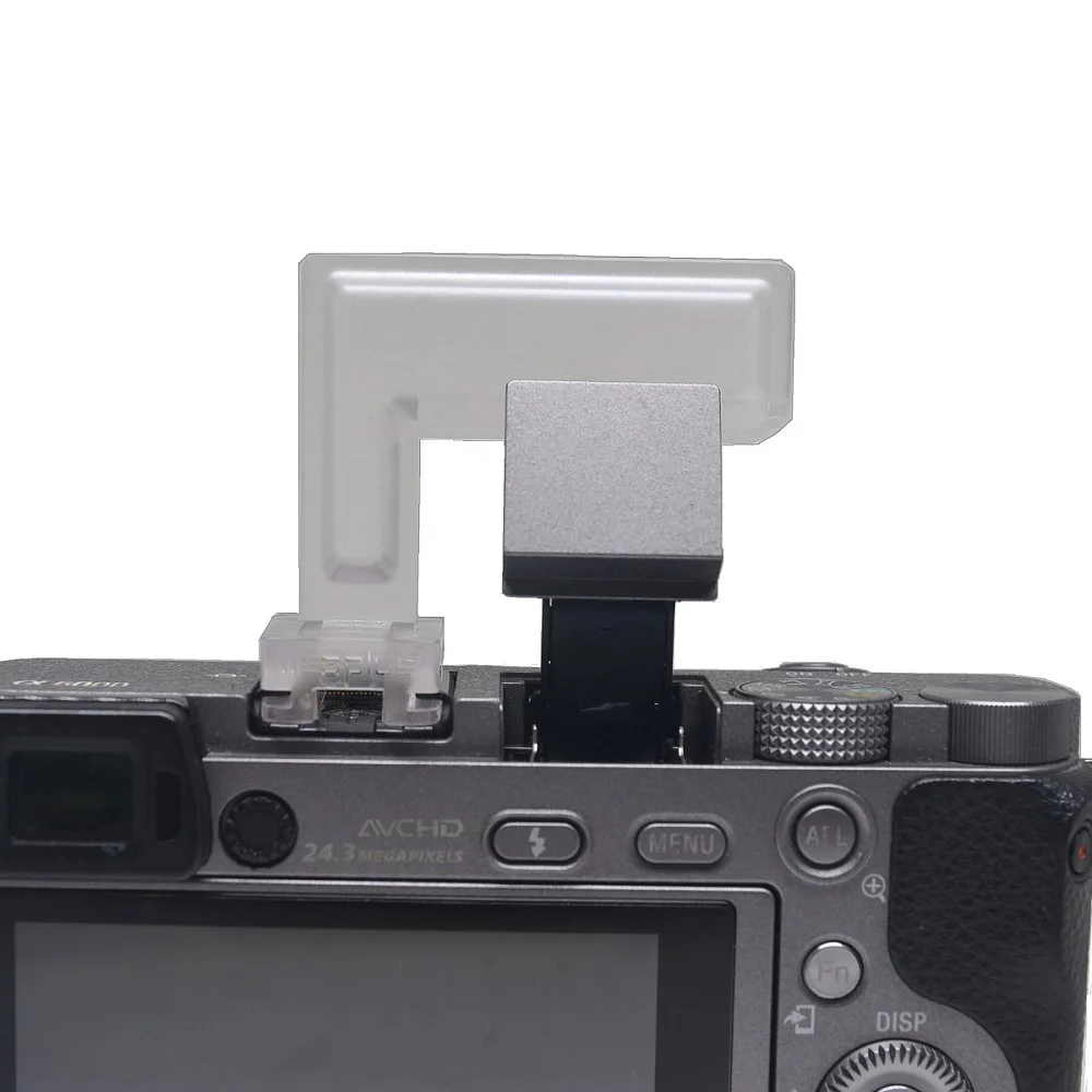 Mcoplus 4-farbige 4-in-1-Kamera-Blitz-Diffusor-Abdeckung für SONY A6500 A6400 A6300 A6100 A6000 NEX6 NEX7 DSLR-Blitz-Bounce-Diffusor