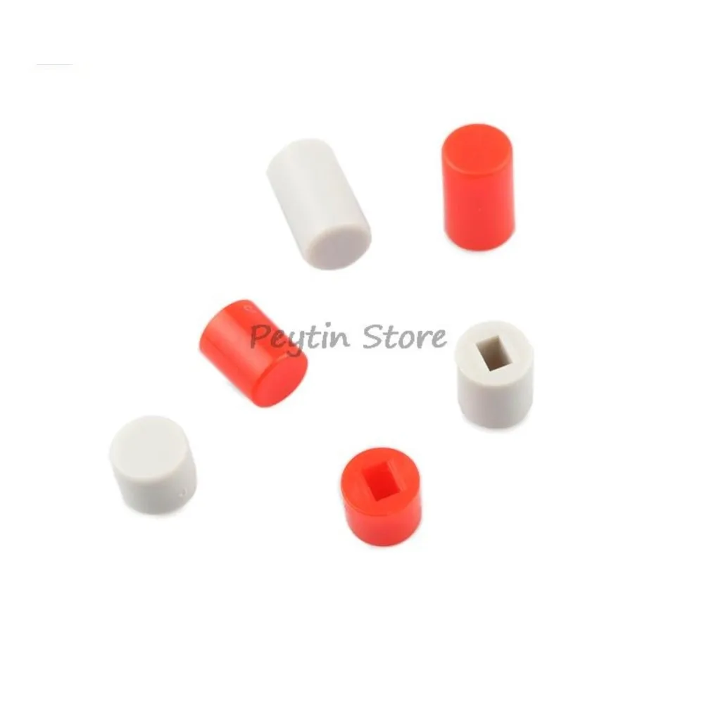 20Pcs 5/7/10mm Height Cylindrical Key Cap Is Suitable For 8.5x8.5mm 8x8mm 7x7mm 5.8x5.8mm Touch Switch