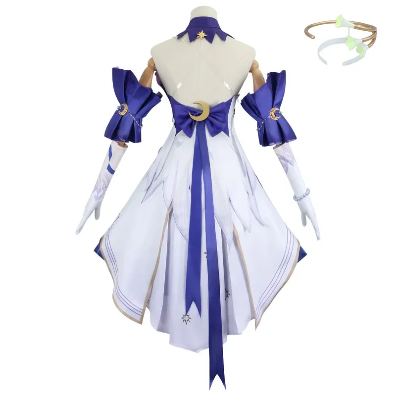 Robin cosplay game star rail Robin cosplay costume vestito parrucca donne rode play Carnival party clothes