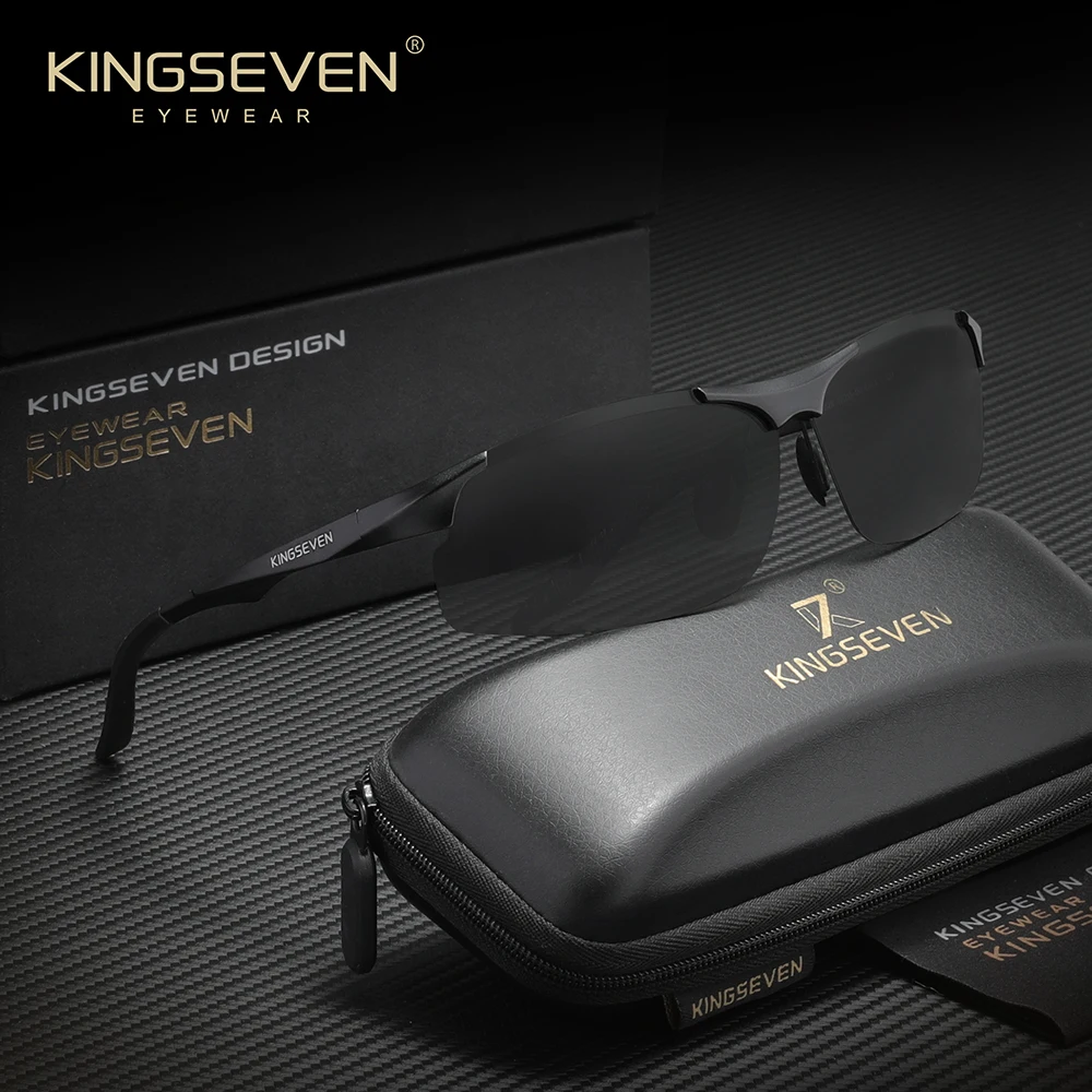 

Солнцезащитные очки KINGSEVEN из алюминия, поляризованные, с зеркальными линзами, для мужчин и женщин, модные, спортивные, для езды на велосипеде