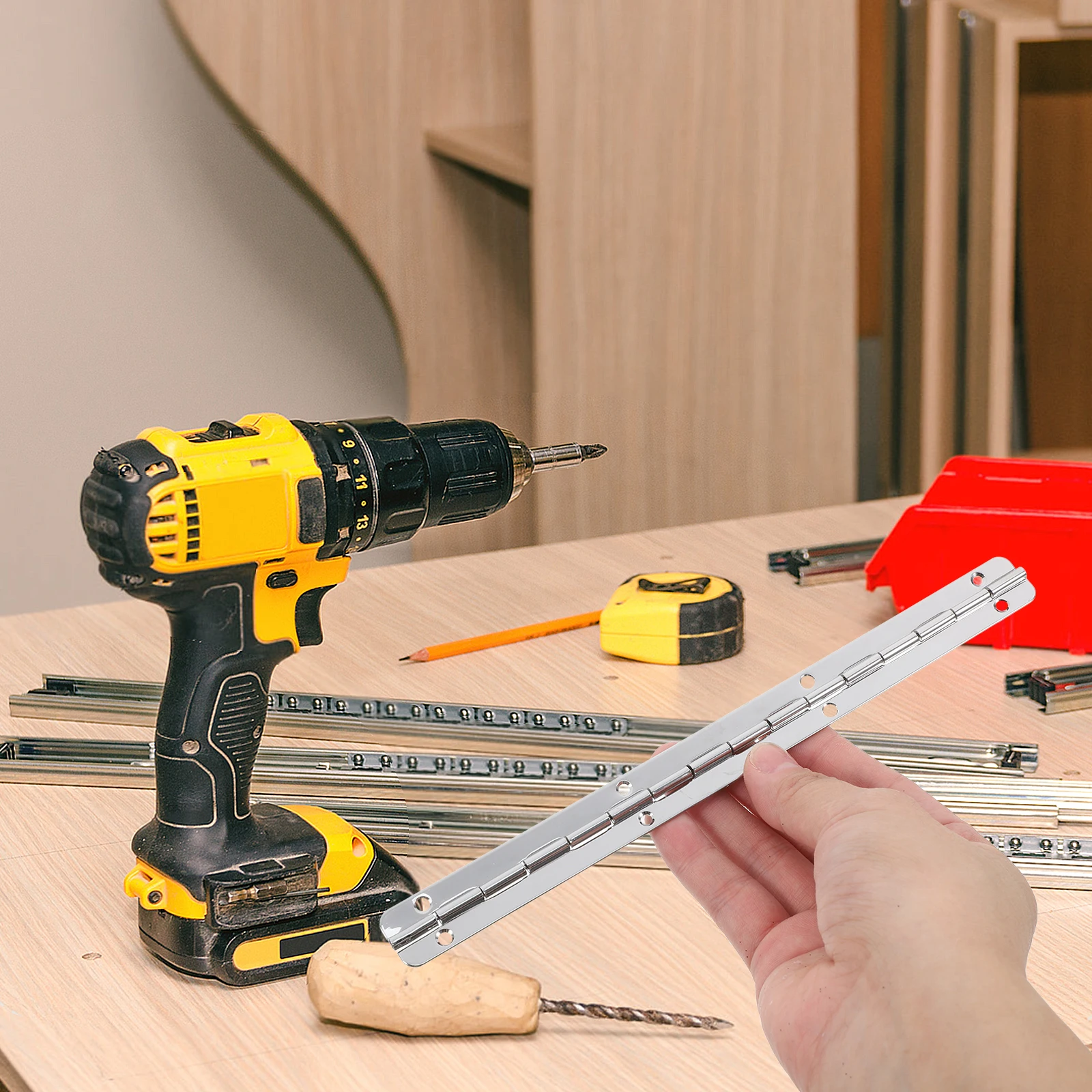 

3pcs Long Piano Heavy Duty Cabinet Durable Anti-Rust Smooth Wood Box For Diy Woodworking Mini Butt Hinges For Wooden Box Crafts