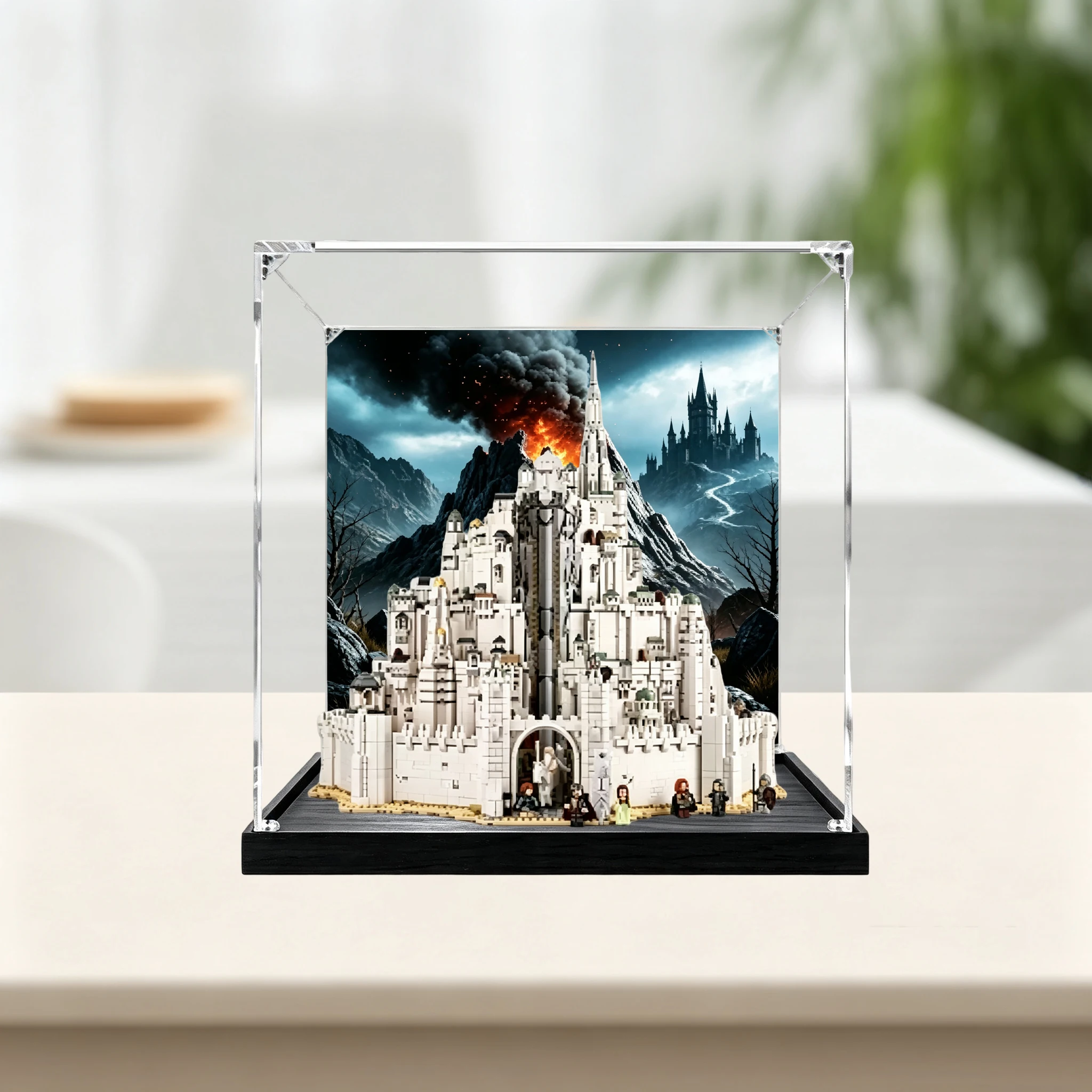 Clear Acrylic Display Case Compatible with Lego 11377, Dustproof Block ...