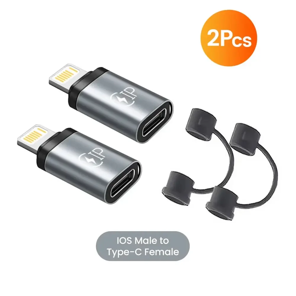 Für IOS Buchse Auf USB C Stecker Konverter Typ C Zu iPhone Adapter Schnelle Lade Adaptador Für iPhone 15 14 13 Pro max iPad Airpods
