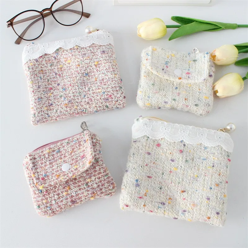 작고 신선한 지갑, 정교한 ID 가방, 미니 립스틱 메이크업 가방, 블루투스 이어폰 보관 가방, 핸드백