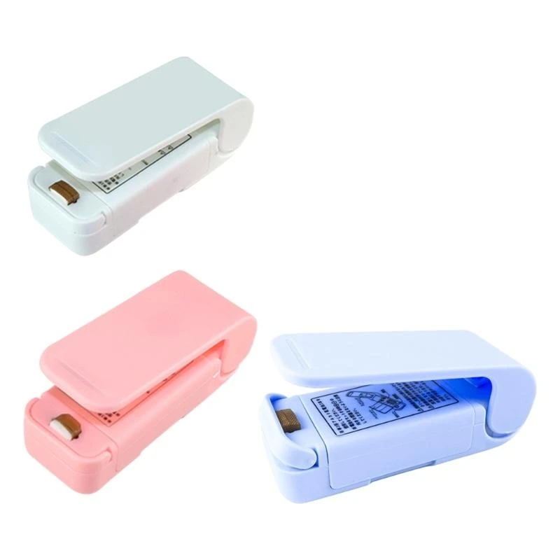 Portátil Small Bag Sealer Snacks Preserver adequado para lanches e armazenamento alimentos