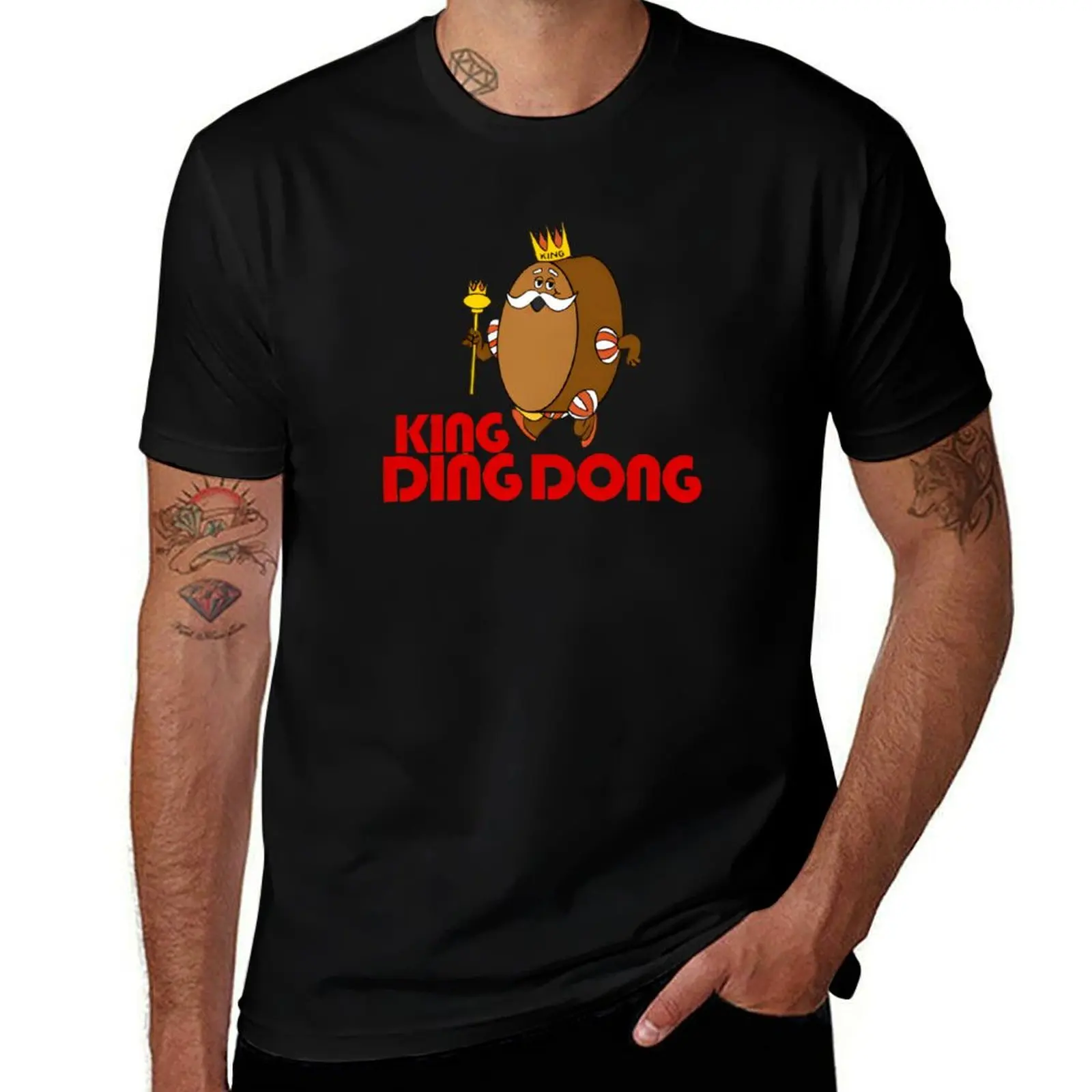 Ding dong king T-Shirt Breathable Mesh Panel T-Shirt