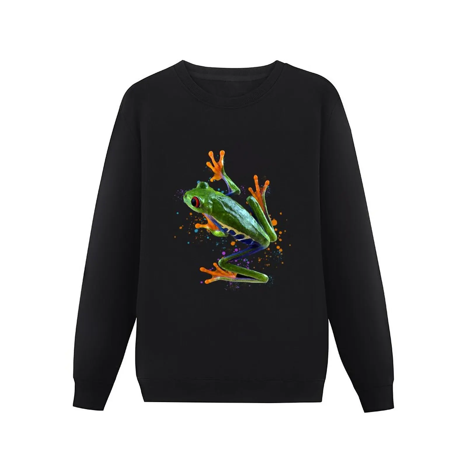 Red Eyed Tree Frog Watercolor Frog Keeper Frog Fan Pullover Hoodie men's autumn clothes new sweatshirts