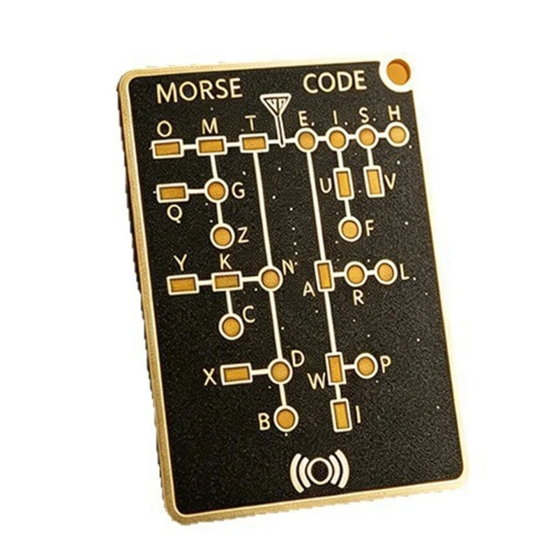 

Compactly Morse Code Card Morse Code KartePro Circuit Board Easy To Learn Telegraphs Tree For Wireless Communication