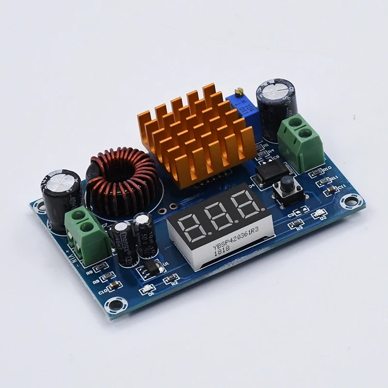 XH-M411 DC 3V-35V to DC 5V-45V Boost Converter Module Voltage Regulator Adjustable Step Up Voltmeter Digital Display Module