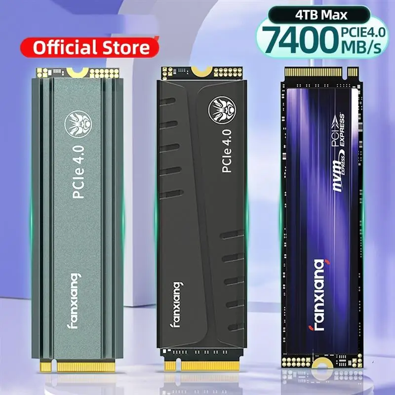 Top M.2 SSD S660/S770/S880 SSD NVMe M2 PCIe4.0 7400MB/s 1TB 2TB 4TB Internal Solid State Drive For PlayStation5/PS5 Desktop