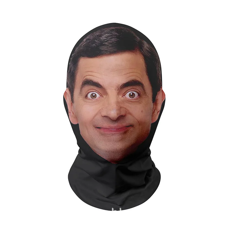 3D Lustige Sturmhaube für Halloween Cosplay Rollenspiel Sonnenschutz Fahrradmaske Scherzartikel Gesichtsmaske Kopfbedeckung Unisex