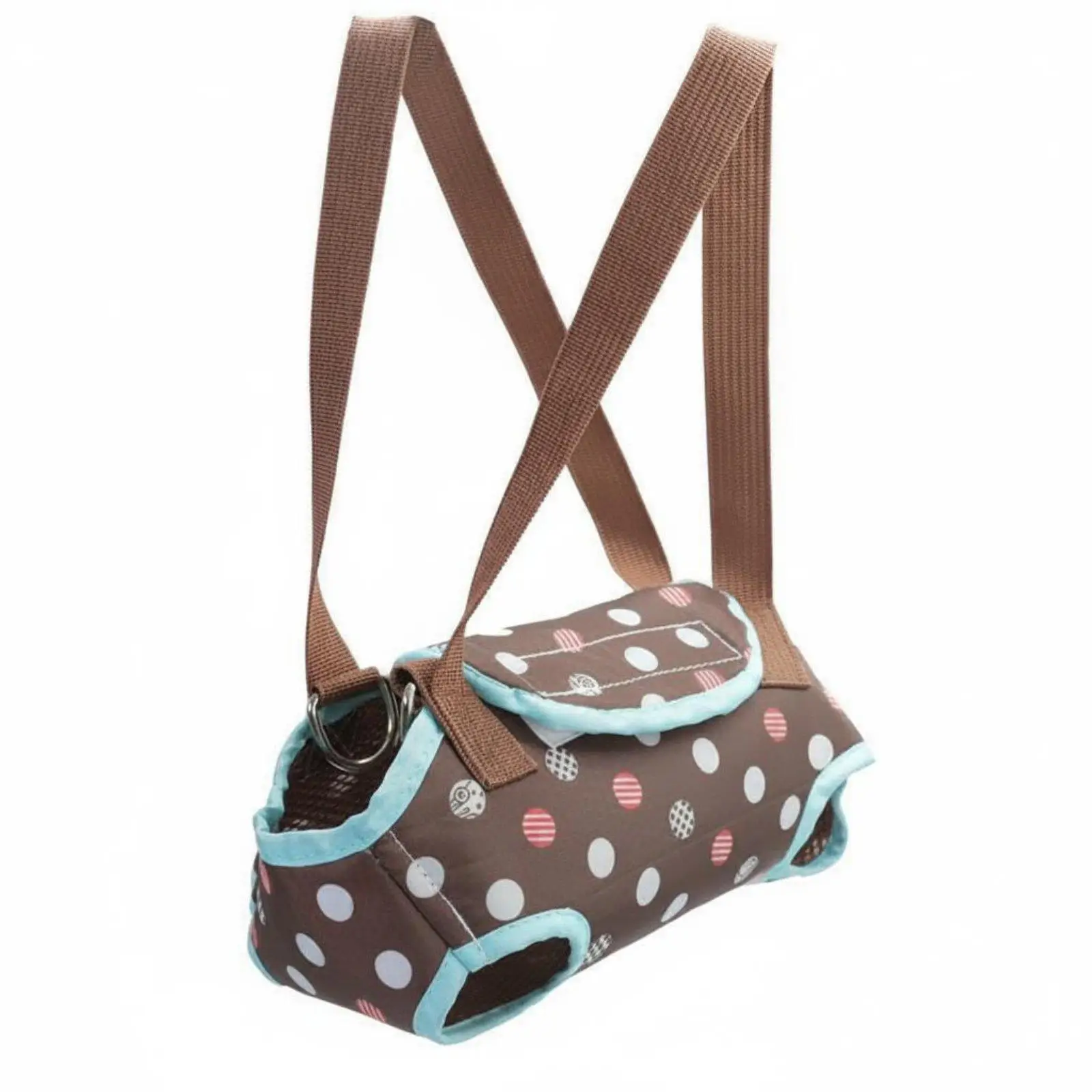 Small Shoulder Carrier Portable Pet Crossbody Carry Bag Breathable Cat Puppy Carrier for Travel and Errands