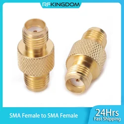 1PC SMA Connector SMA Female to SMA Female RF Coaxial Adapter Copper Straight High frequency