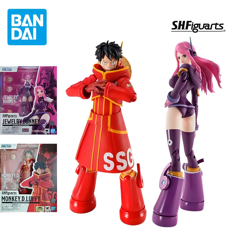 BANDAI Oryginalny ZESTAW MODELU GUNDAM SHFJEWELRY.BONNEY MONKEY.D.LUFFY Figurka Akcji Anime Model do Składania Zabawki Modelowe Prezenty dla Chłopców