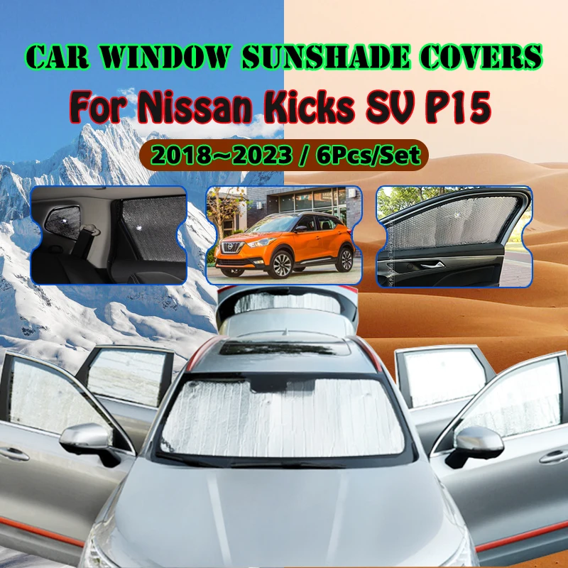 

For Nissan Kicks SV P15 2018 2019 2020 2021 2022 Car Window Windshield Sunshade UV Protect Reflector Sun Shade Visor Accessories