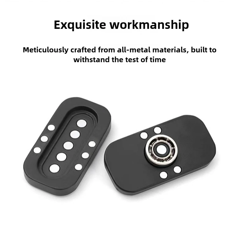 올빼미 EDC 기계식 자석 세그먼트 푸시 카드 슬랩 코인 금속 스트레스 해소 장난감