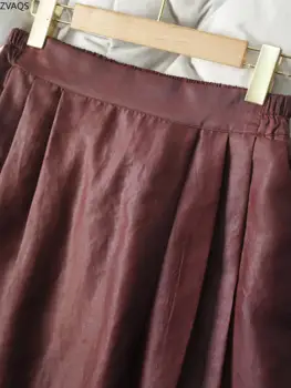 ZVAQS 100% pravá hedvábná sukně z morušového hedvábí v čínském stylu, letní sukně, dámské oblečení, nové příjezdy 2025, dlouhá sukně, sukně Faldas Para Mujeres 8 nejlepší prodej hedvábná deka Tianhou - №2