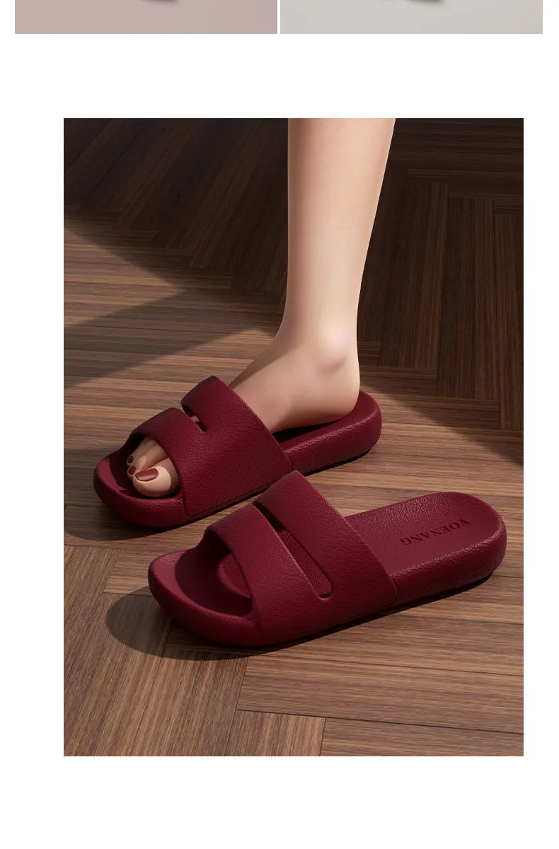 2026 Sommer Damen Hausschuhe Strand Flache Faltbare Sandalen Weiche Bequeme Rutschfeste Slides Indoor Outdoor Herren Badezimmer Flip-Flops – Detail 8