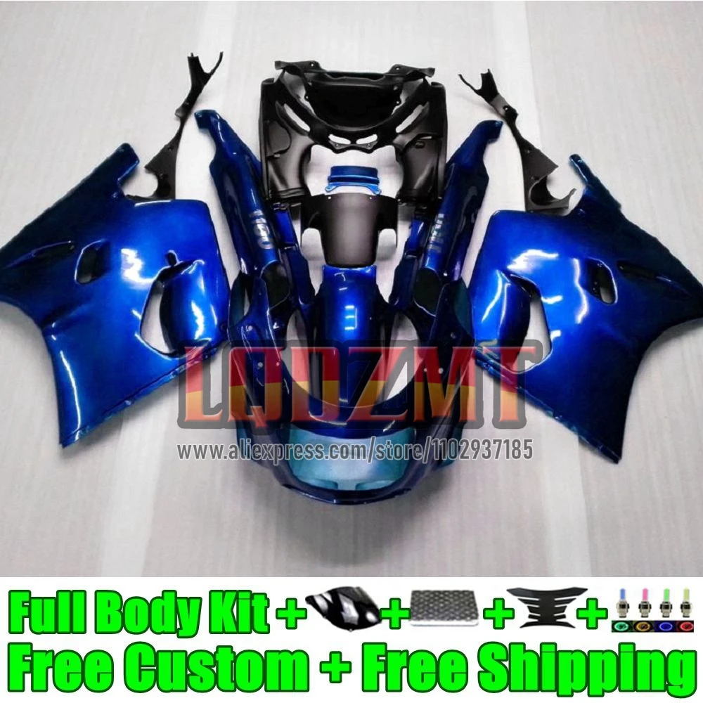 ZX-11R For KAWASAKI NINJA ZZR1100 ZX 11R 56No.20 glossy blue ZX11 R ZX11R 93 94 95 96 97 ZZR 1100 1998 1999 2000 2001 Fairings