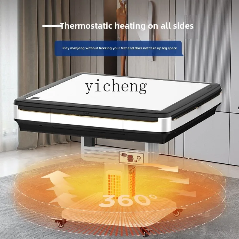 

Zz folding mahjong machine, fully automatic household dining table, dual-purpose multi-function four-port machine,