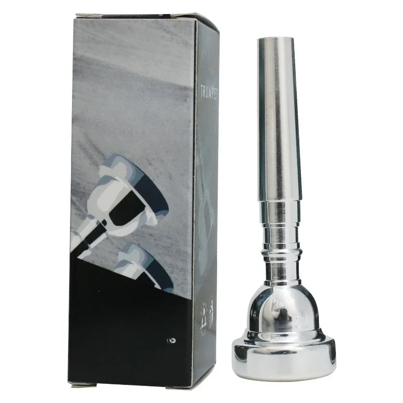 

7C small nozzle, silver-plated trombone nozzle accessories, vertical button, flat button, tenor nozzle size, holding nozzle.