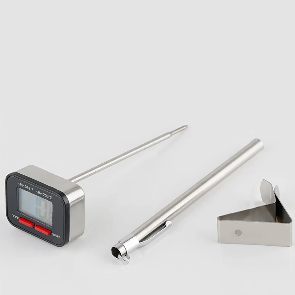 Digital Thermometer For Milk Coffee Temperature Measurement Lightweight Fast Reading Tool Home Cafe Use Milk Tea
