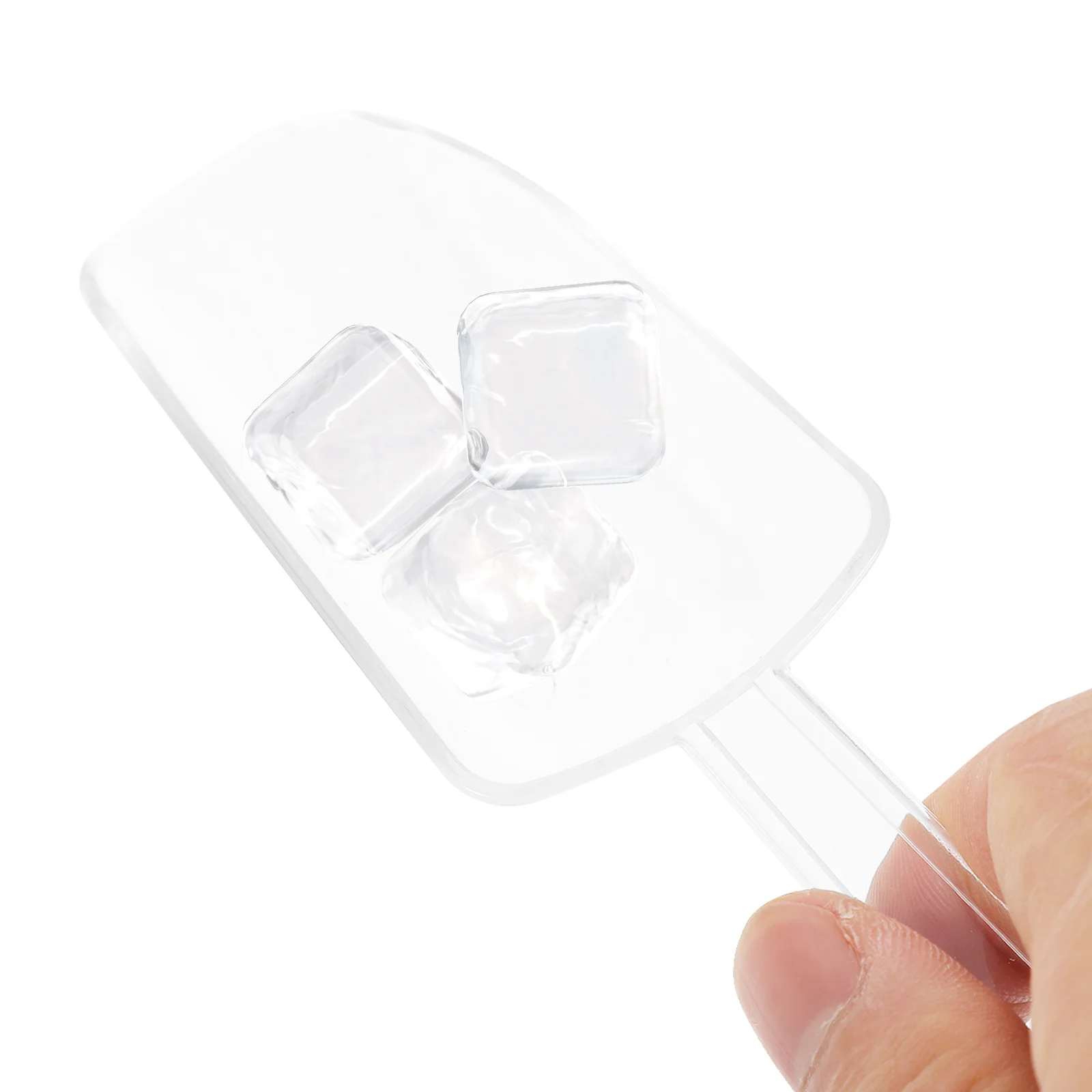 

8Pcs Food Scoop Mini Clear Plastic Dessert Flour Rice Popcorn Scoop Safe Clear Scoops Candy Scoops