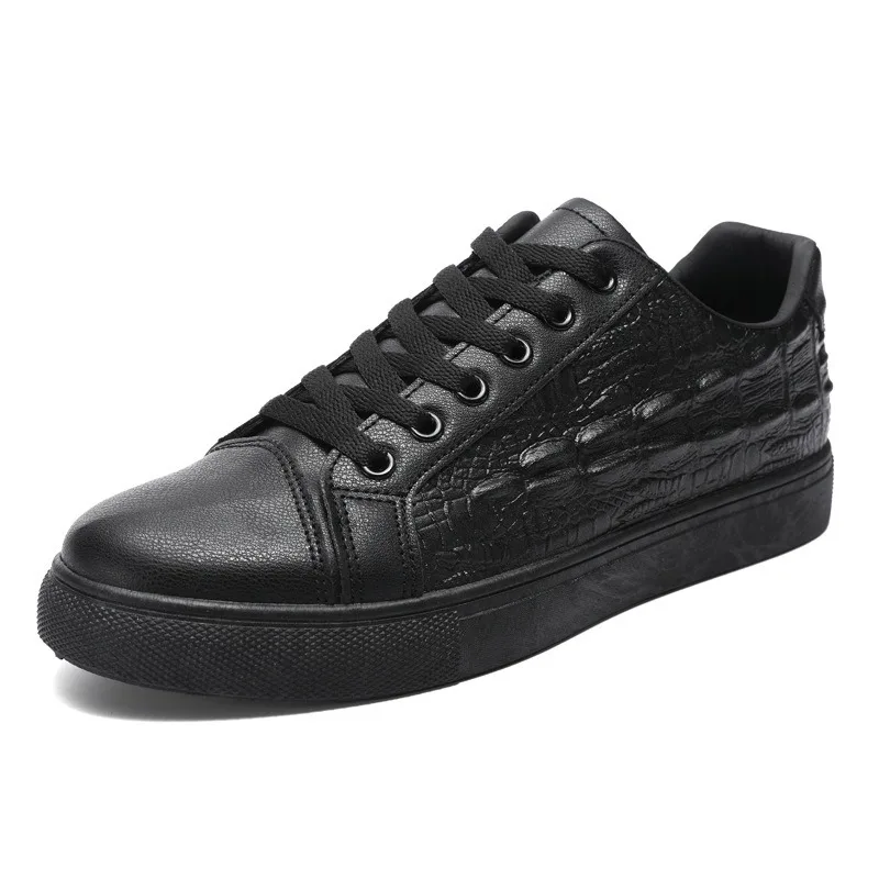 casual man shoes designer crocodile shoes man luxury sneakers black shoes for man trainers skateboard tenis masculino casual
