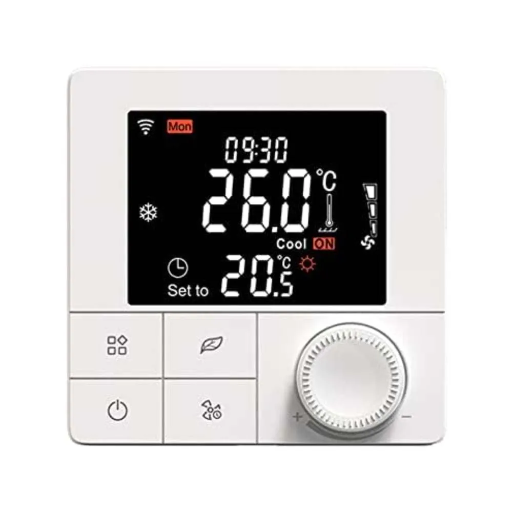 for Energy Saving Smart Thermostat with Voice Control Weekly Programmable Schedule and Intuitive Handwheel Design for Precision