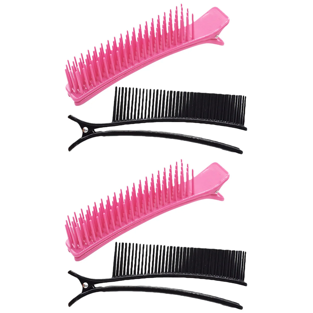 2 Pieces Layered Styling Clips Root for Curly Hair Curls Grip Tools Plastic Sectioning Hairdressing Hairpin Baby