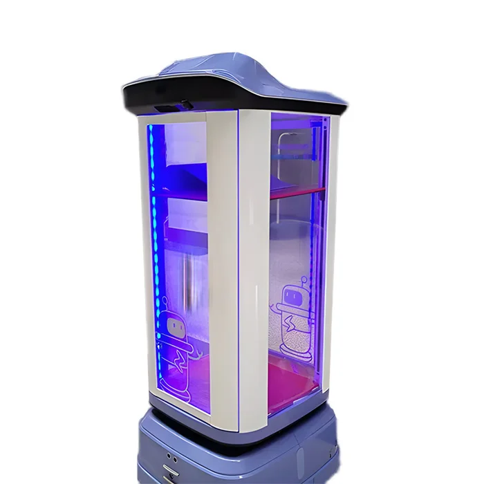 Autonomous Meal Delivery Cart Intelligent Multi Tier System for Restaurant Cafe and Hotel Food Transport Services