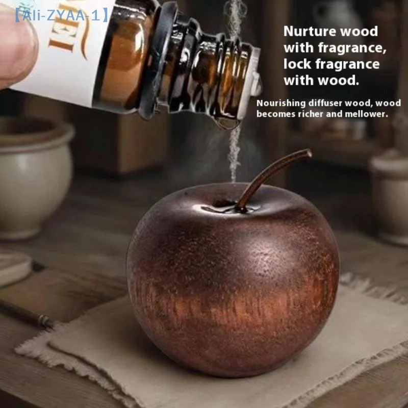 【ZYAA-1】Minimalistischer Holzdiffusor, Aromatherapie-Dekor für Wohnzimmer, duftendes Ornament, Glücksgeschenk und Segen-Dekor