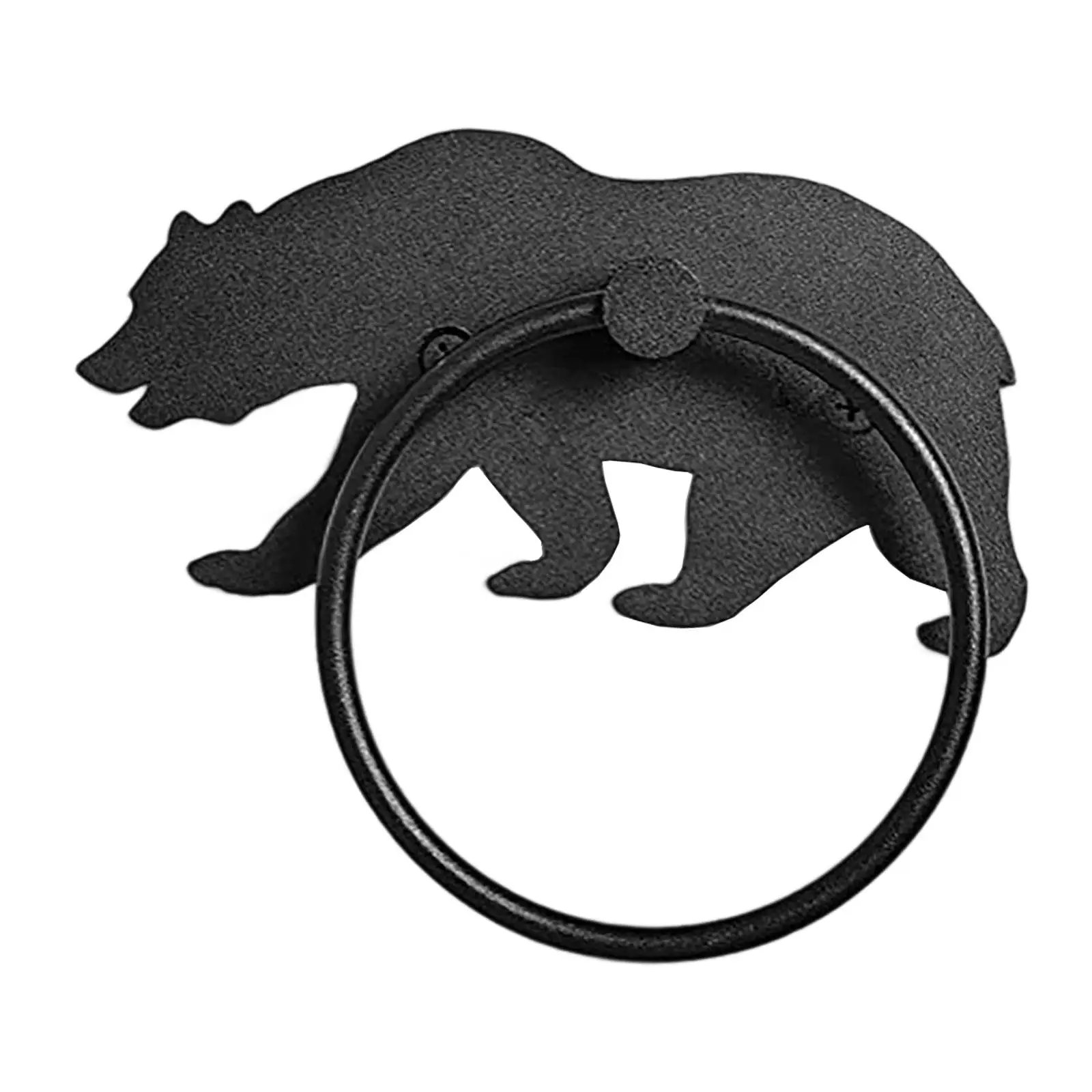 Bathroom Towel Holder Wall Decor Iron Hand Towel Ring Rack for Home and Kitchen Organization
