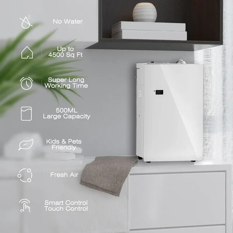 JCLOUD Smart Scent Air Machine Pro for Home, HVAC Scent Diffuser for Essential Oils 500ML with Cold Air Technology